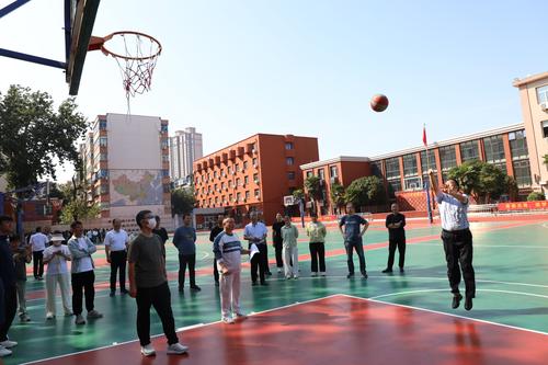 3定点投篮开赛